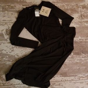 NWT black bodycon dress, fits more like size 2